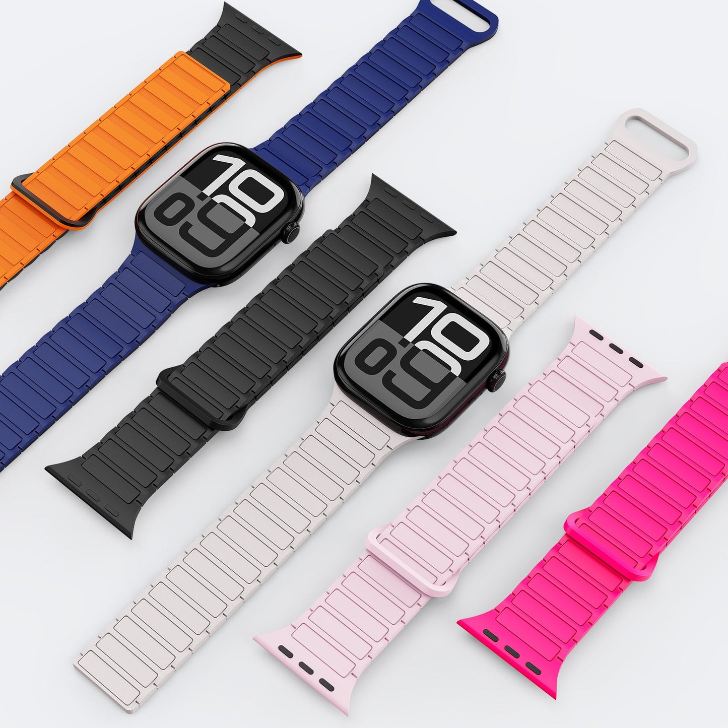 Tough On Magnetic Silicone Band for Apple Watch