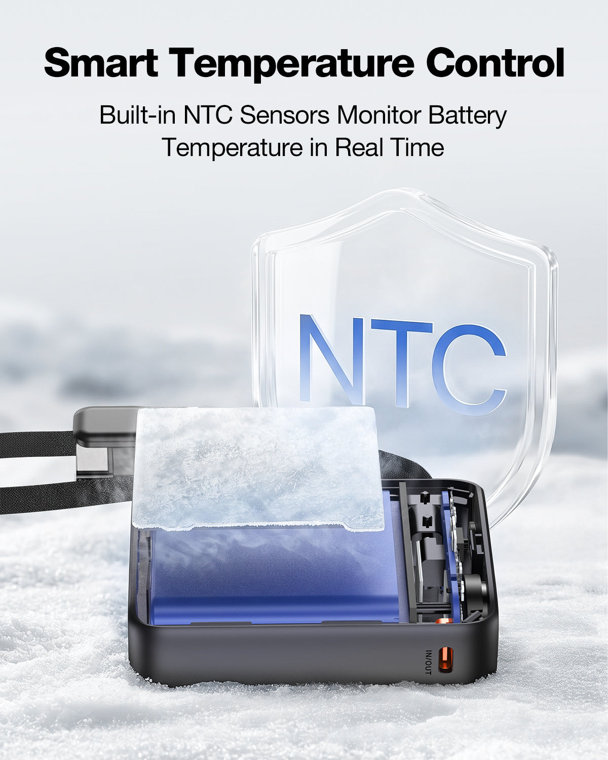 Tough On NanoGo power bank with NTC smart temperature control