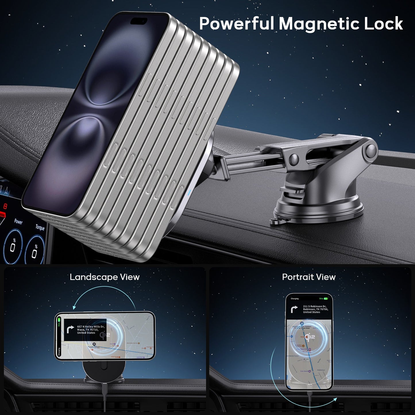 Tough On Qi2 Wireless Car Charger and 30W PD 3.0 Car Charger