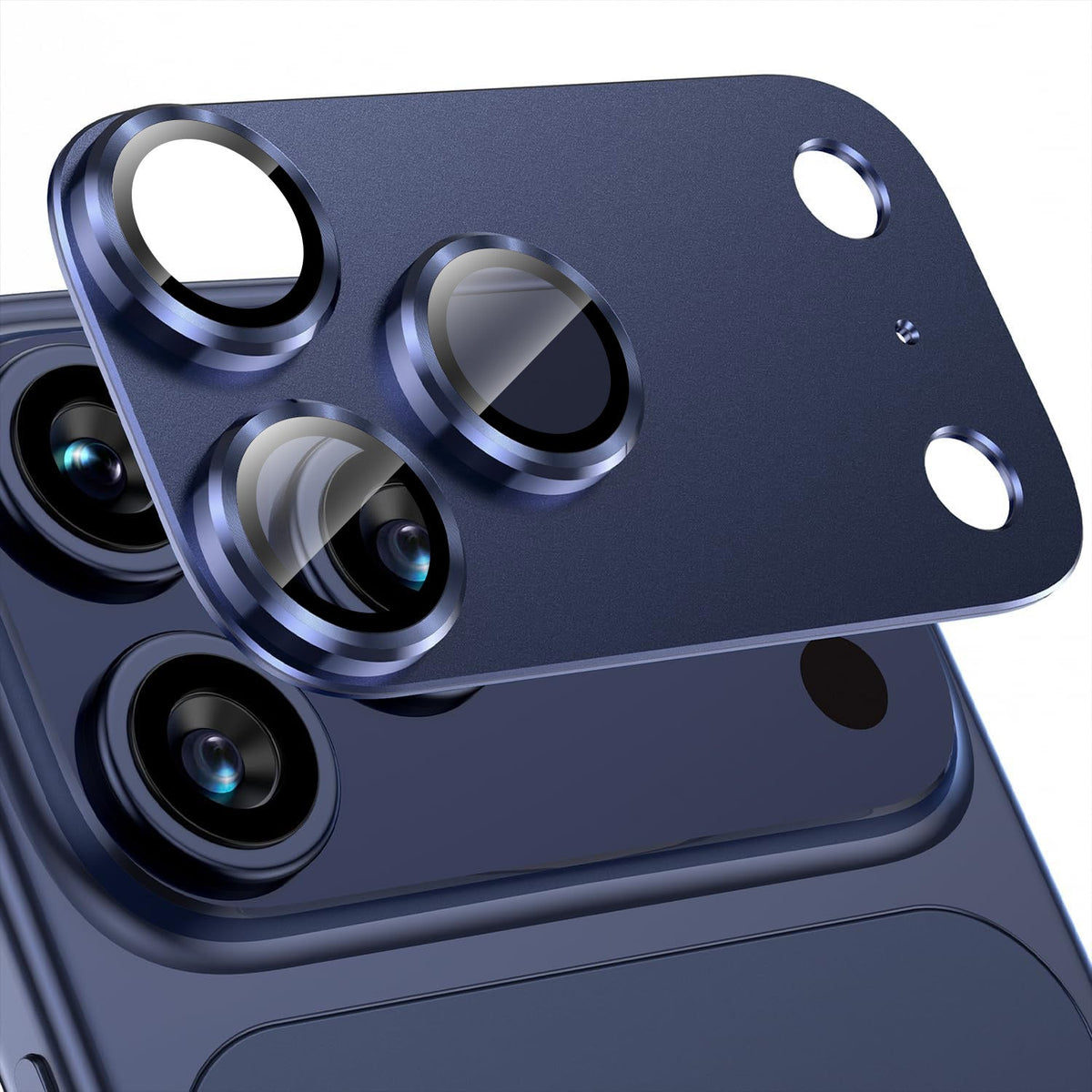 Tough On Rear Camera Protector Matte Metal for iPhone