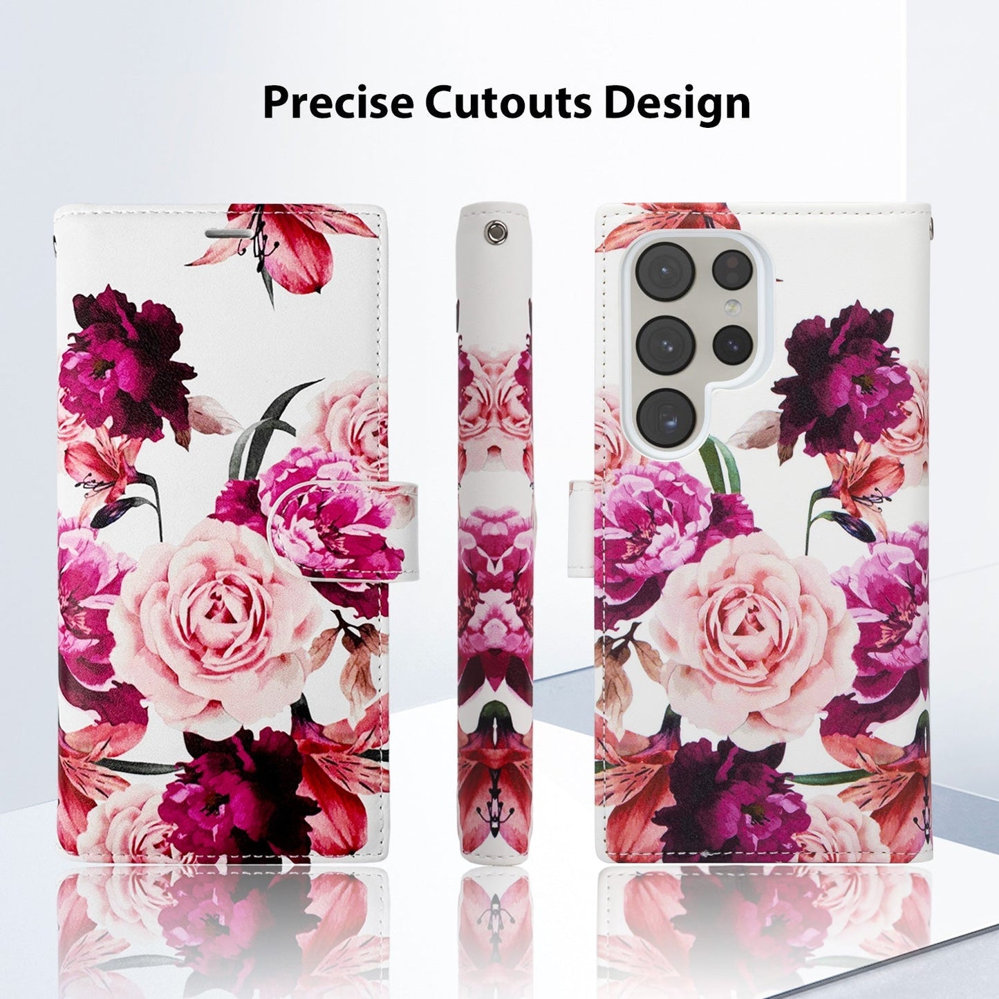 Tough On Samsung Galaxy S24 Ultra Case Wallet Leather Flip Cover