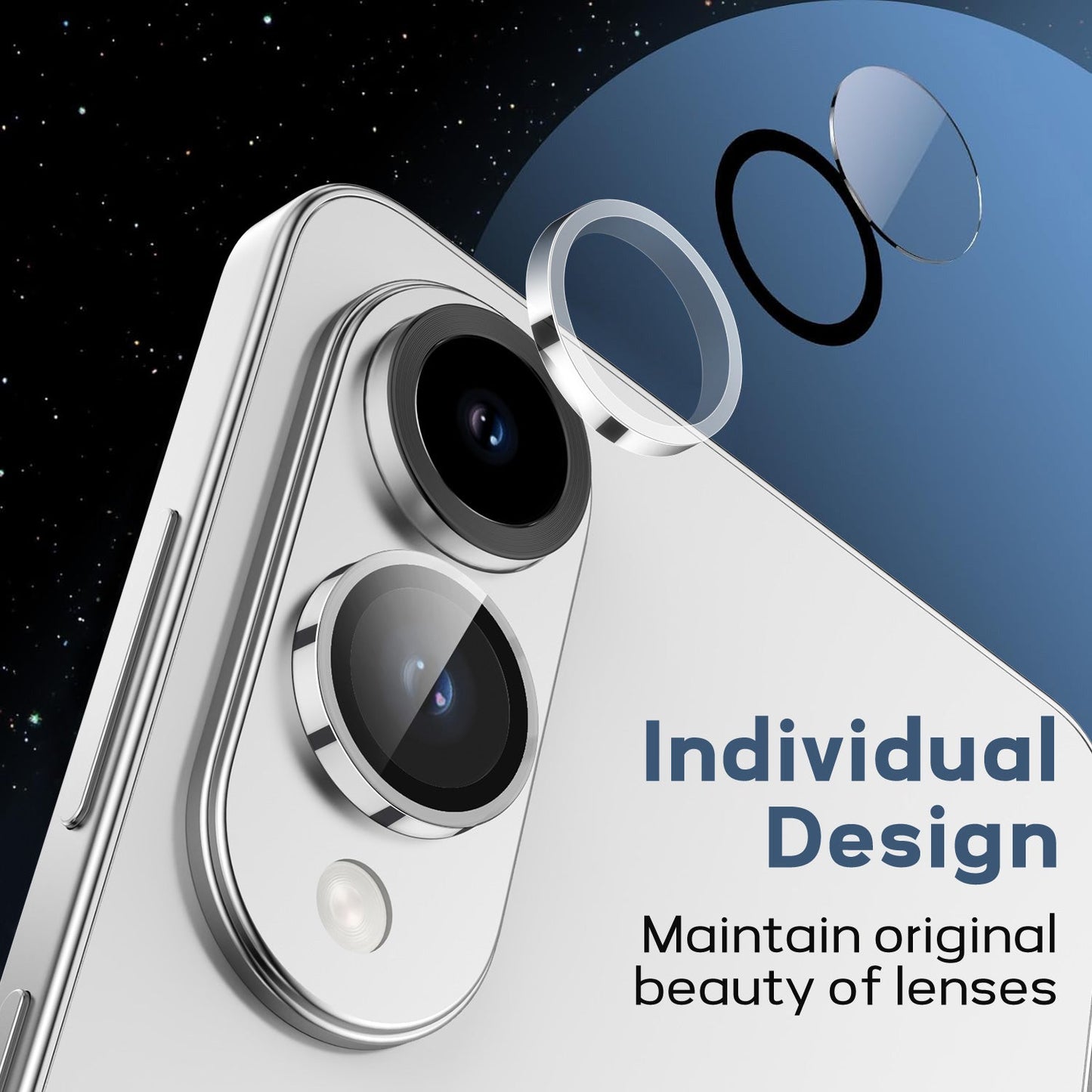 Tough On Samsung Galaxy S25 Edge Camera Lens Protector