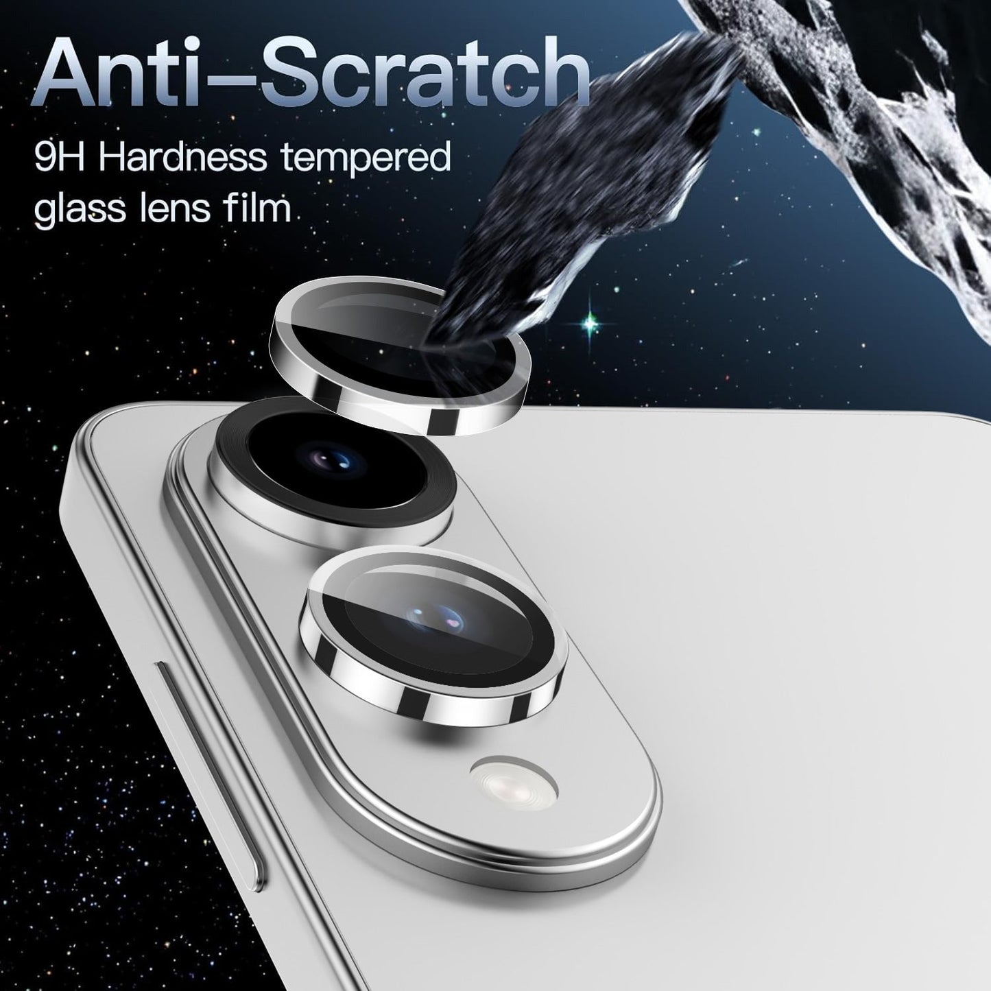 Tough On Samsung Galaxy S25 Edge Camera Lens Protector