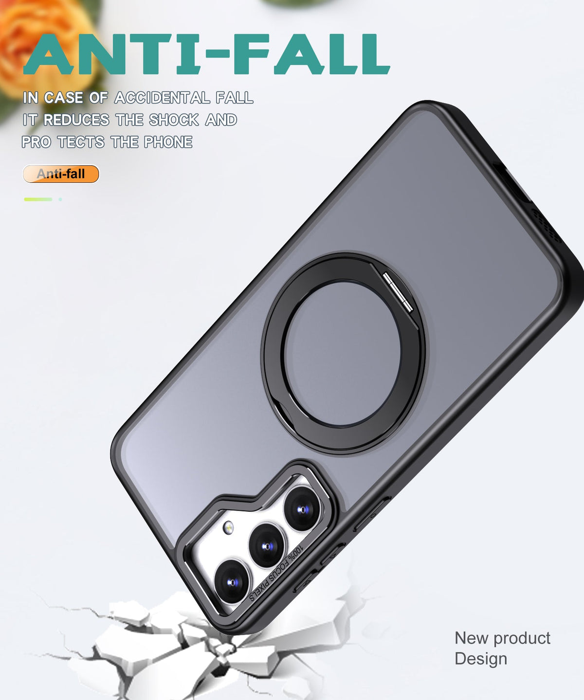 Tough On Samsung Galaxy S25 FE Case 360° Rotate Stand With MagSafe