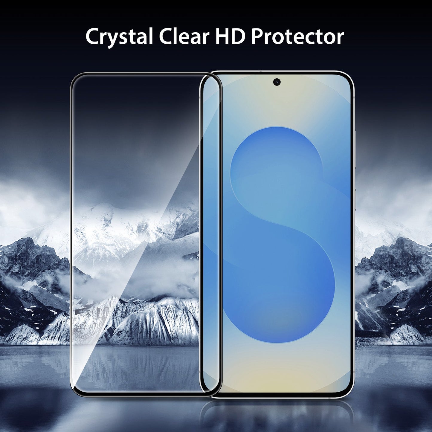 Tough On Samsung Galaxy S25 FE Full Tempered Glass Screen Protector