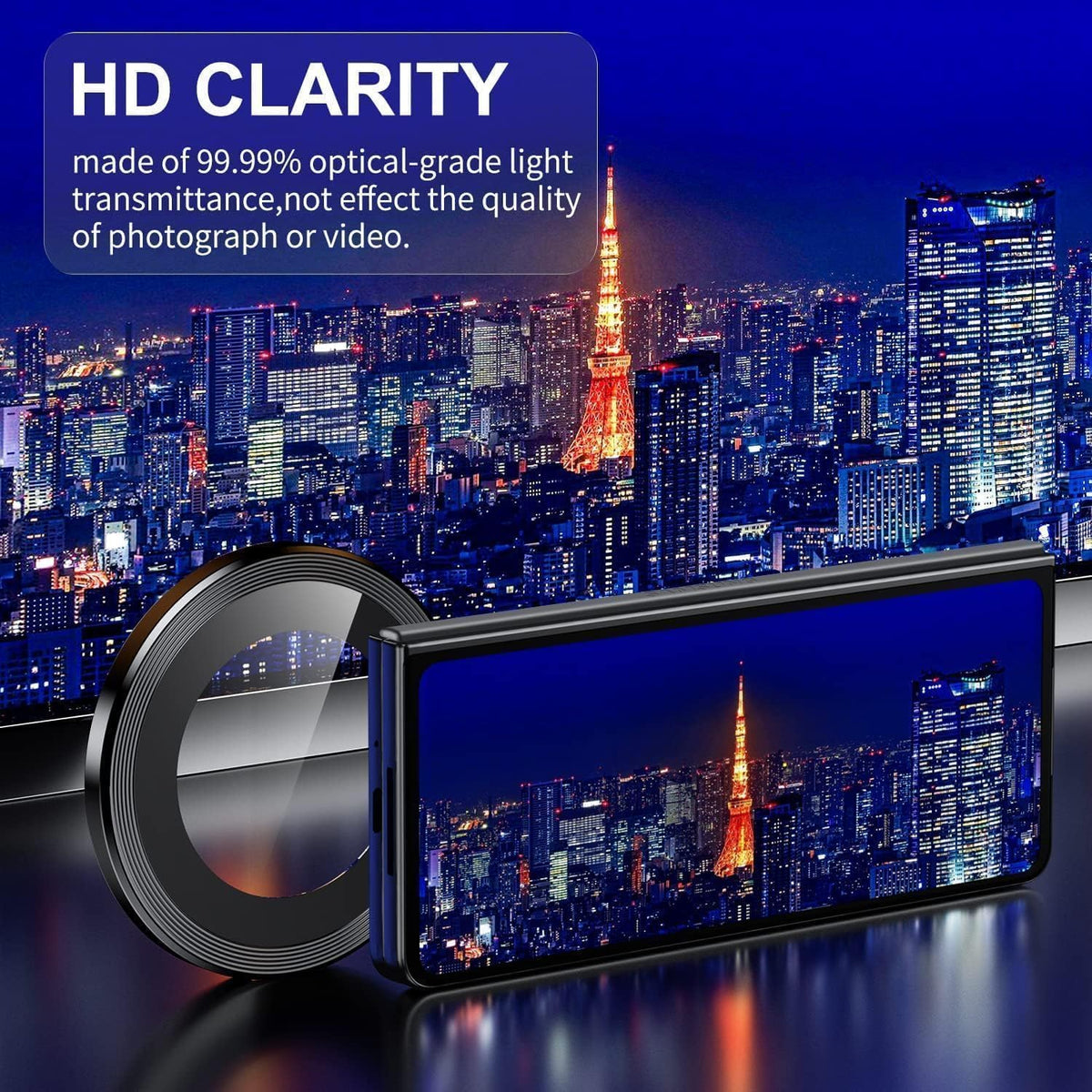 Tough On Samsung Galaxy Z Fold7 Camera Lens Protector Individual Ring