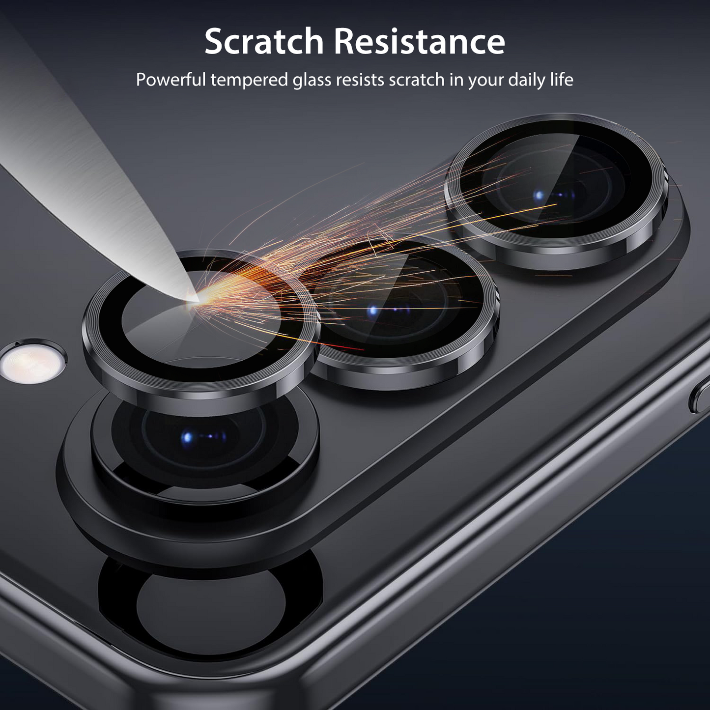 Tough On Samsung Galaxy Z Fold7 Camera Lens Protector Individual Ring