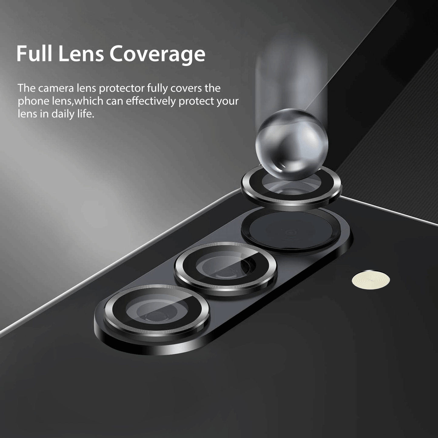 Tough On Samsung Galaxy Z Fold7 Camera Lens Protector Individual Ring