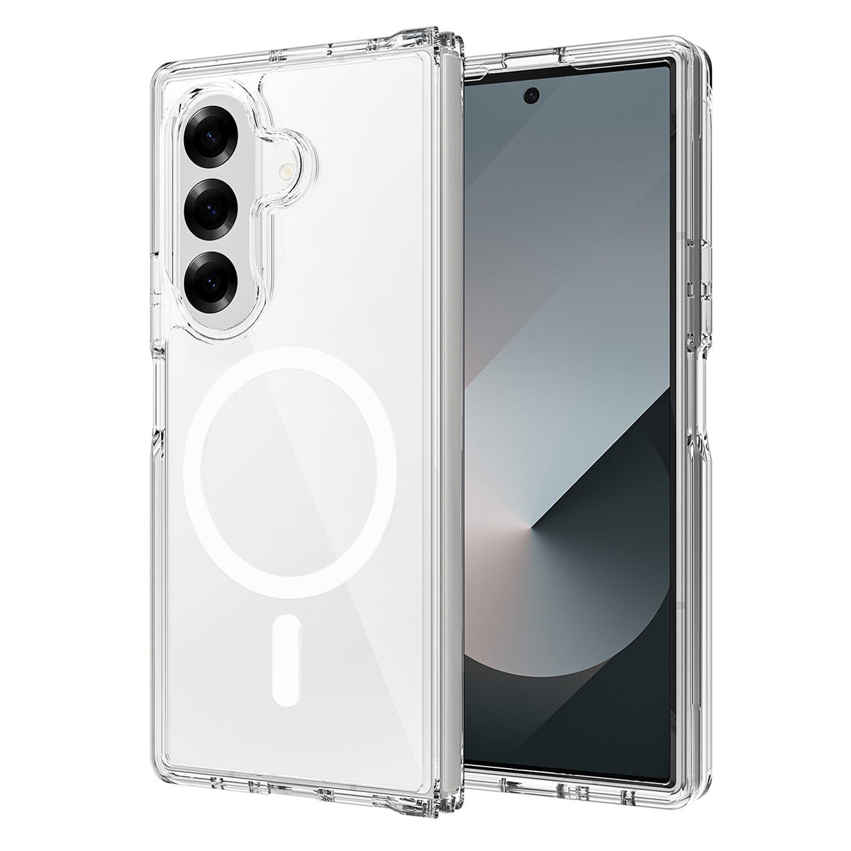 Tough On Samsung Galaxy Z Fold7 Case Tough Clear Air with MagSafe