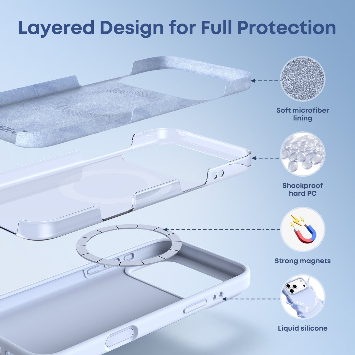 Tough On Silicone MagSafe Case with Camera Control for iPhone 17 Series