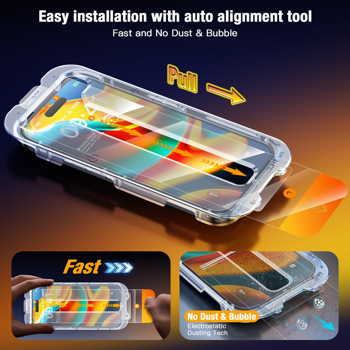 Tough On Tempered Glass Screen Protector 2 Pack for iPhone