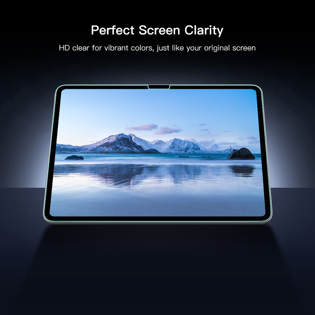 Tough On iPad Screen Protector Tempered Glass 2 Pack
