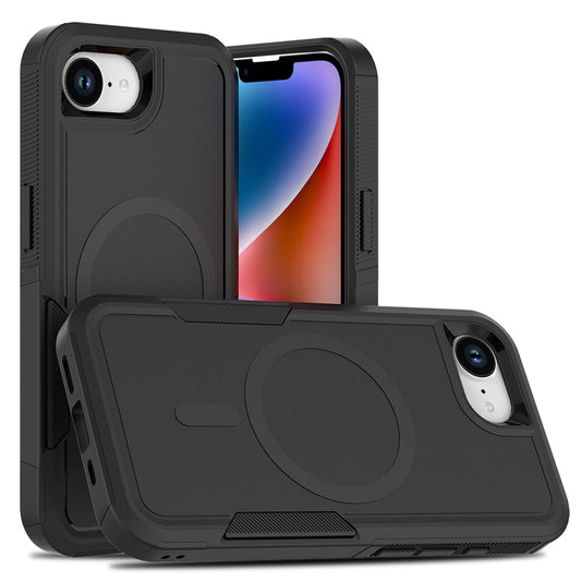 Tough On iPhone 16e Case with MagSafe Armor Black