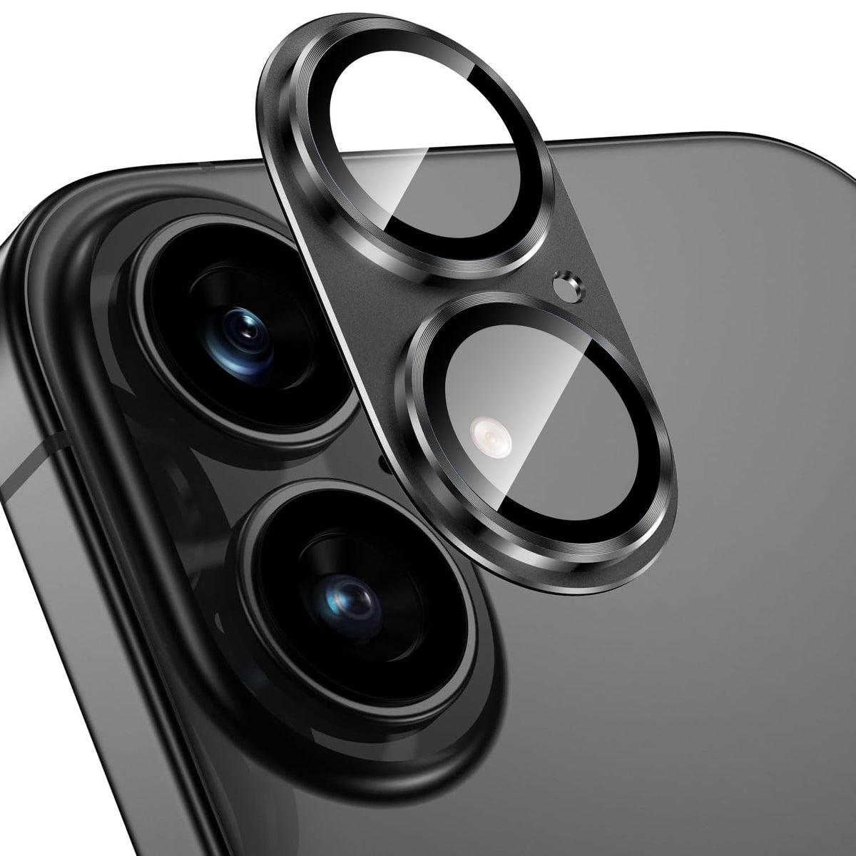 Tough On Rear Camera Protector Matte Metal for iPhone