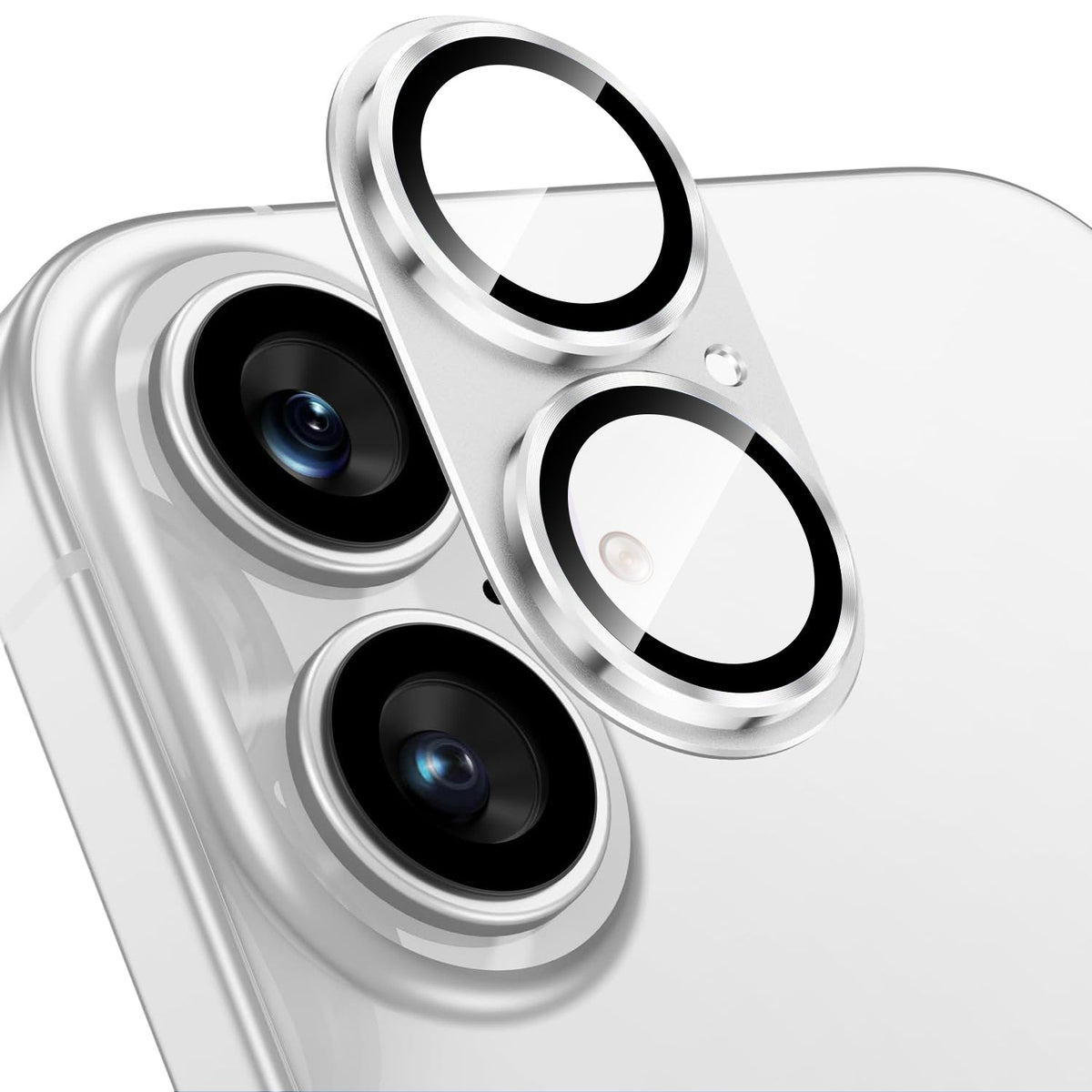 Tough On Rear Camera Protector Matte Metal for iPhone