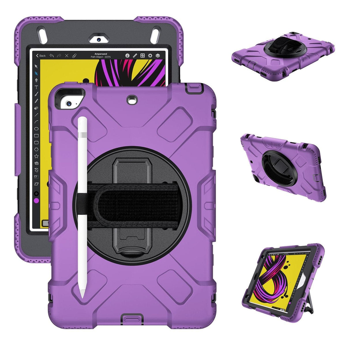 Tough On Rugged Protective Case for iPad