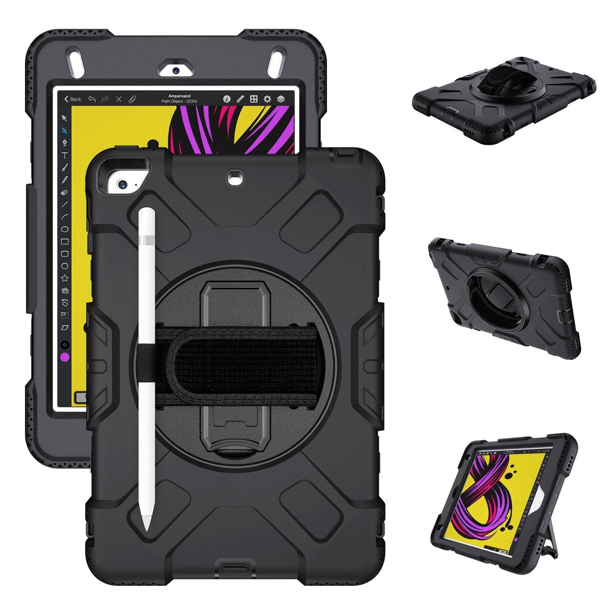 Tough On Rugged Protective Case for iPad