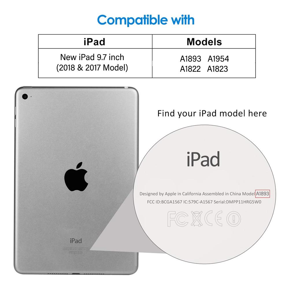 iPad 5 / 6th Gen 9.7 inch Tempered Glass Screen Protector Tough on