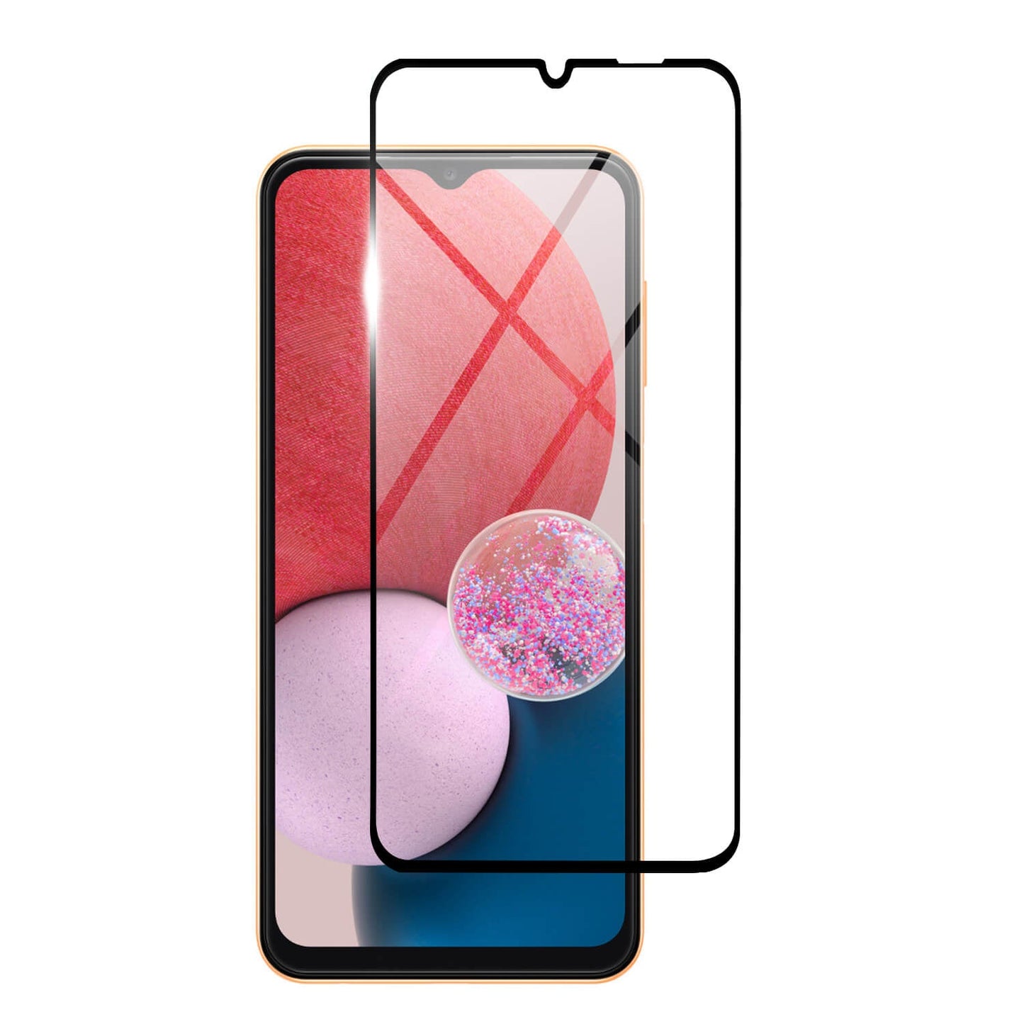 Tough On Samsung Galaxy A32 / A04s 5G Tempered Glass Screen Protector Black