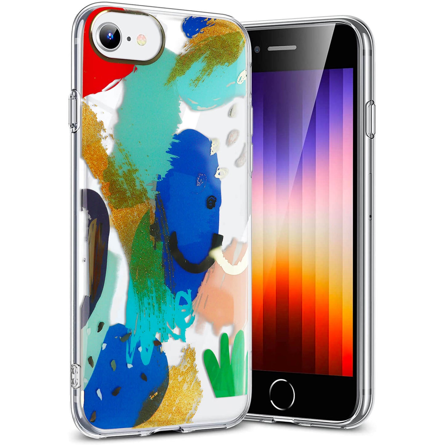 Tough On iPhone SE 2022/2020/8/7/6 Protector Graffiti Case