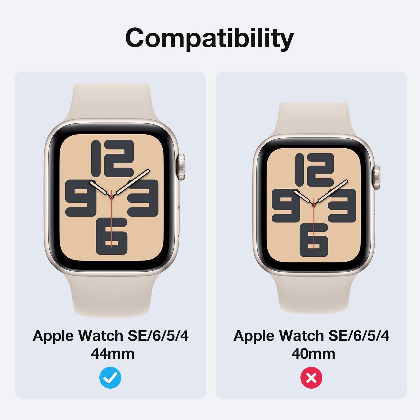 Tough On Apple Watch Case Series 6 / 5 / 4 / SE 44mm with Tempered Glass Screen Protector
