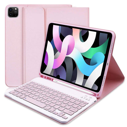 Tough On iPad Air 4 / Air 5 10.9" / Pro 11" Wireless Bluetooth Keyboard Smart Cover Pink