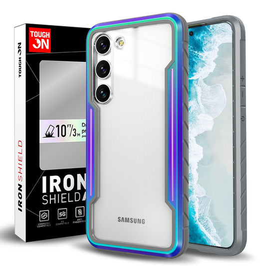 Tough On Samsung Galaxy S23 5G Case Iron Shield Iridescent