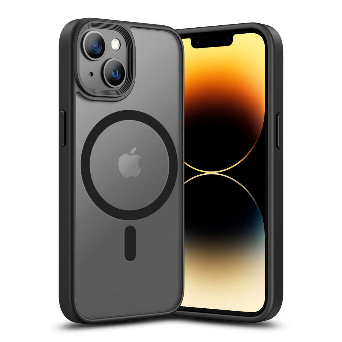 Tough On iPhone 14 Plus Matte Case With Magsafe Black