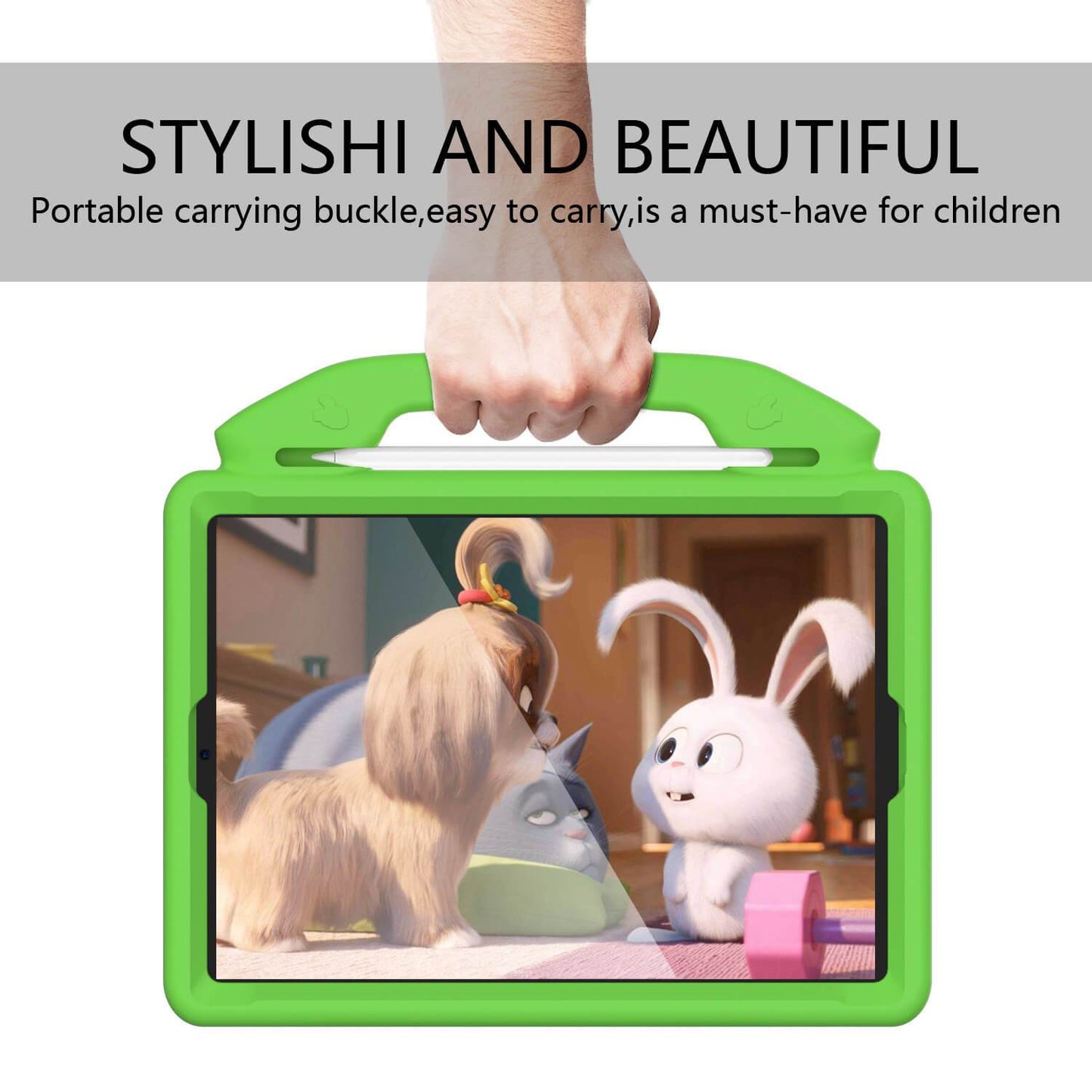 Tough On iPad Air 2&1 9.7" Case EVA Kids Protection Green