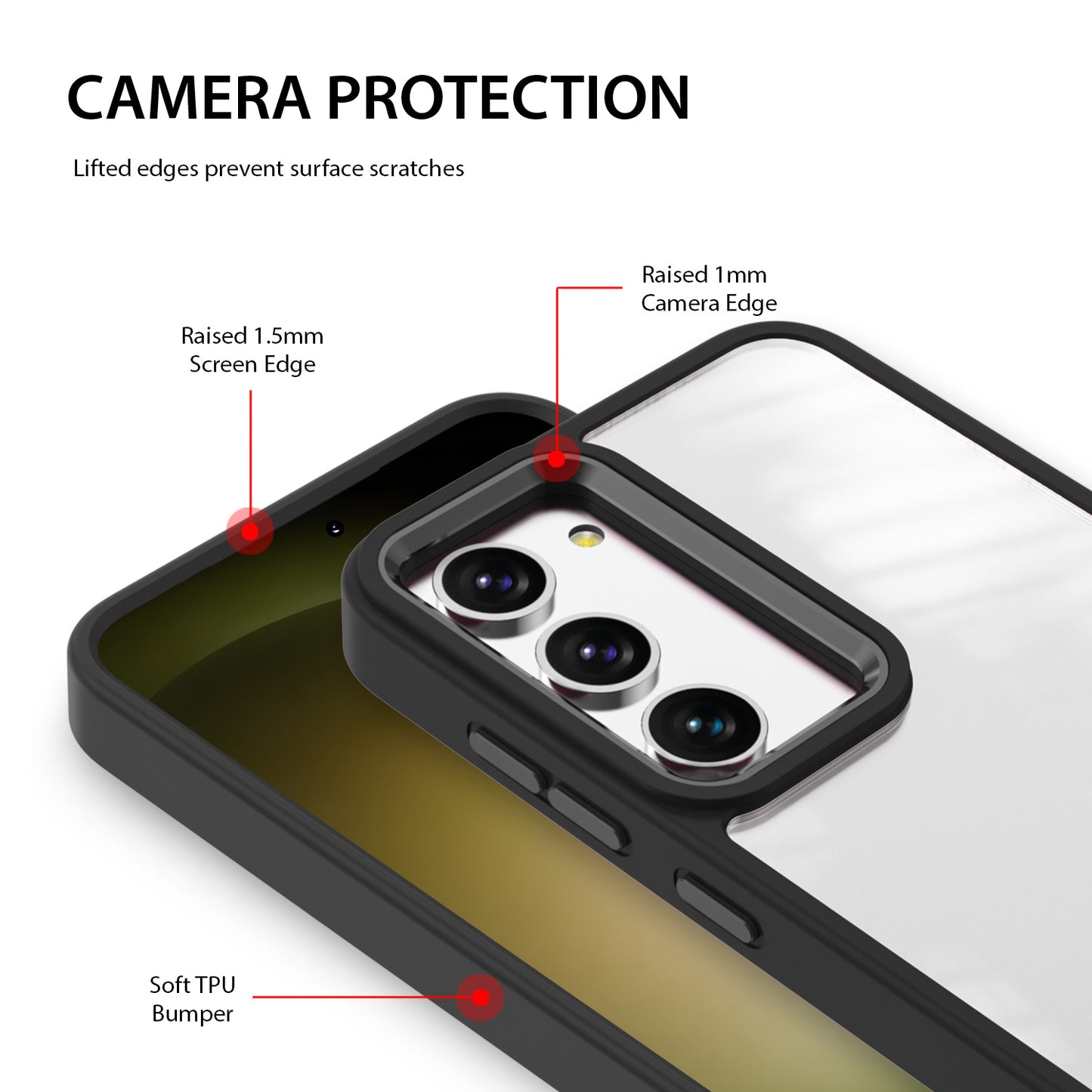Tough On Samsung Galaxy S23 Clear Case Protector