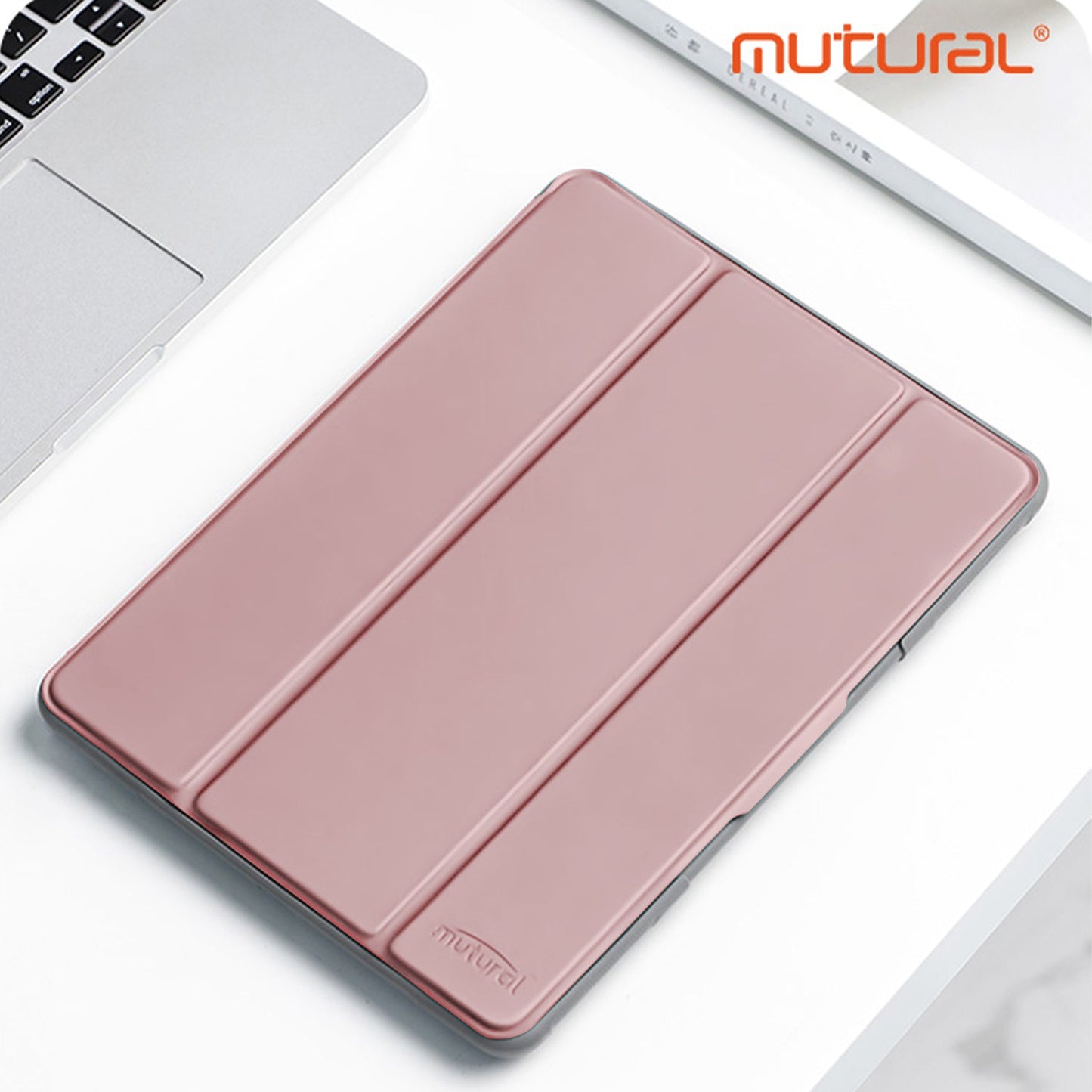 Tough On iPad 10th Gen (2022) 10.9" Case Smart Cover Rose Gold