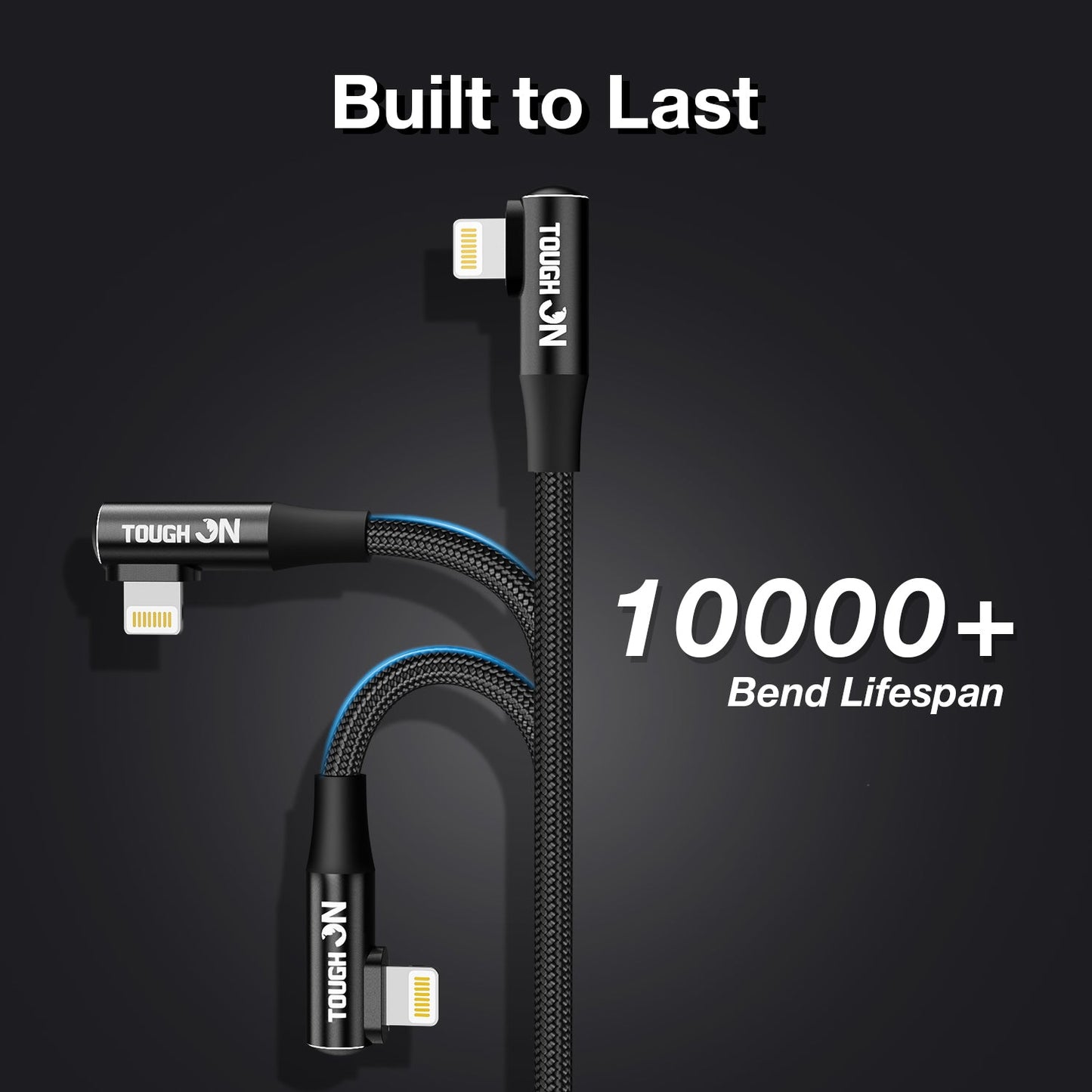 Tough On USB A to Lightning Cable 2.4A Fast Charging Cable