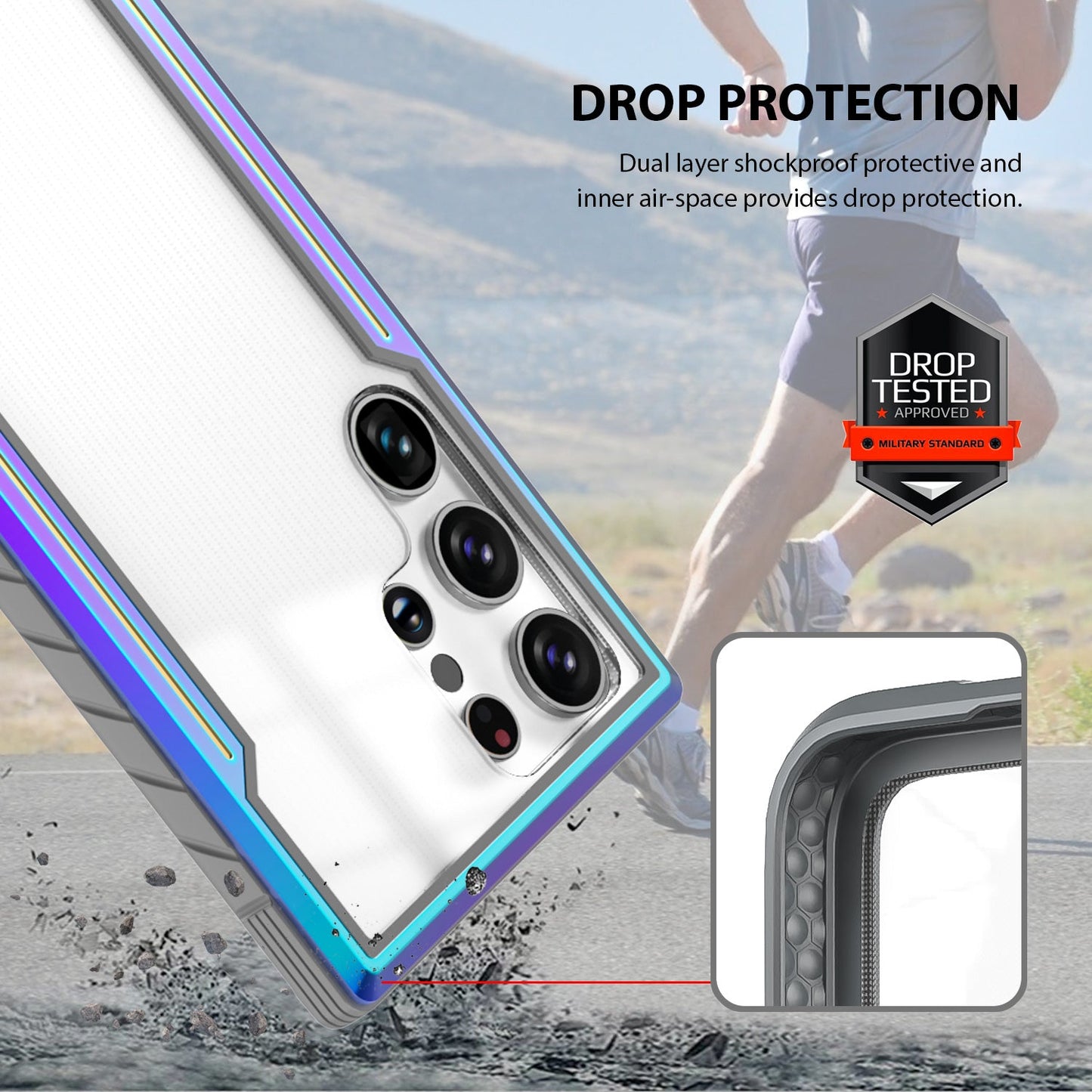Tough On Samsung Galaxy S24 Ultra 5G Case Iron Shield