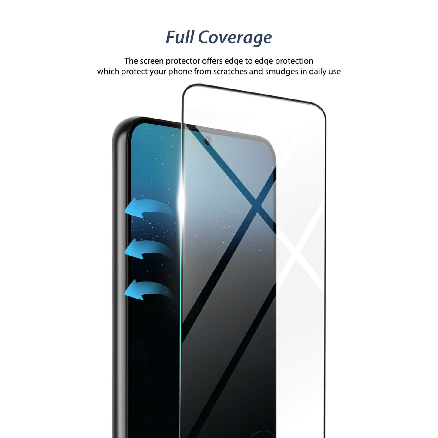 Tough On Samsung Galaxy S22 Plus 5G Full Tempered Glass Screen Protector