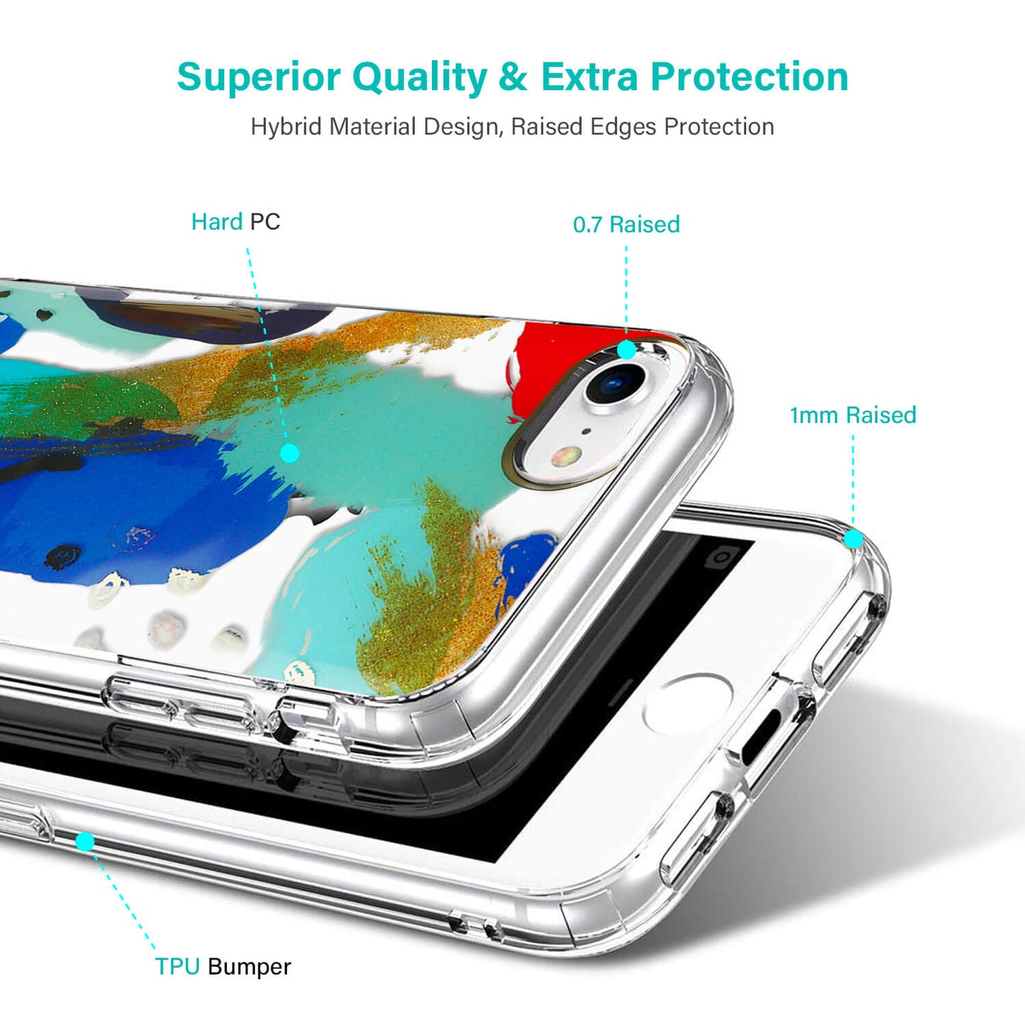 Tough On iPhone SE 2022/2020/8/7/6 Protector Graffiti Case