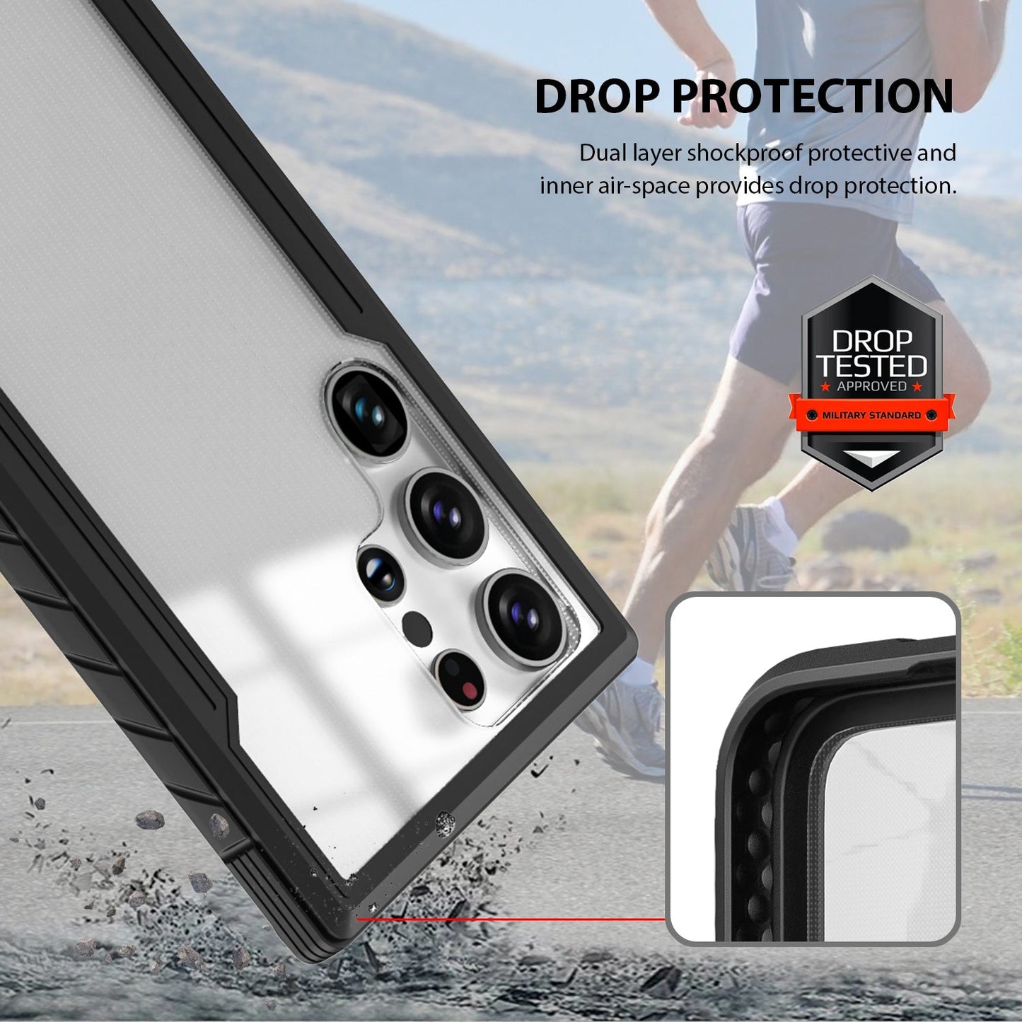 Tough On Samsung Galaxy S24 Ultra 5G Case Iron Shield