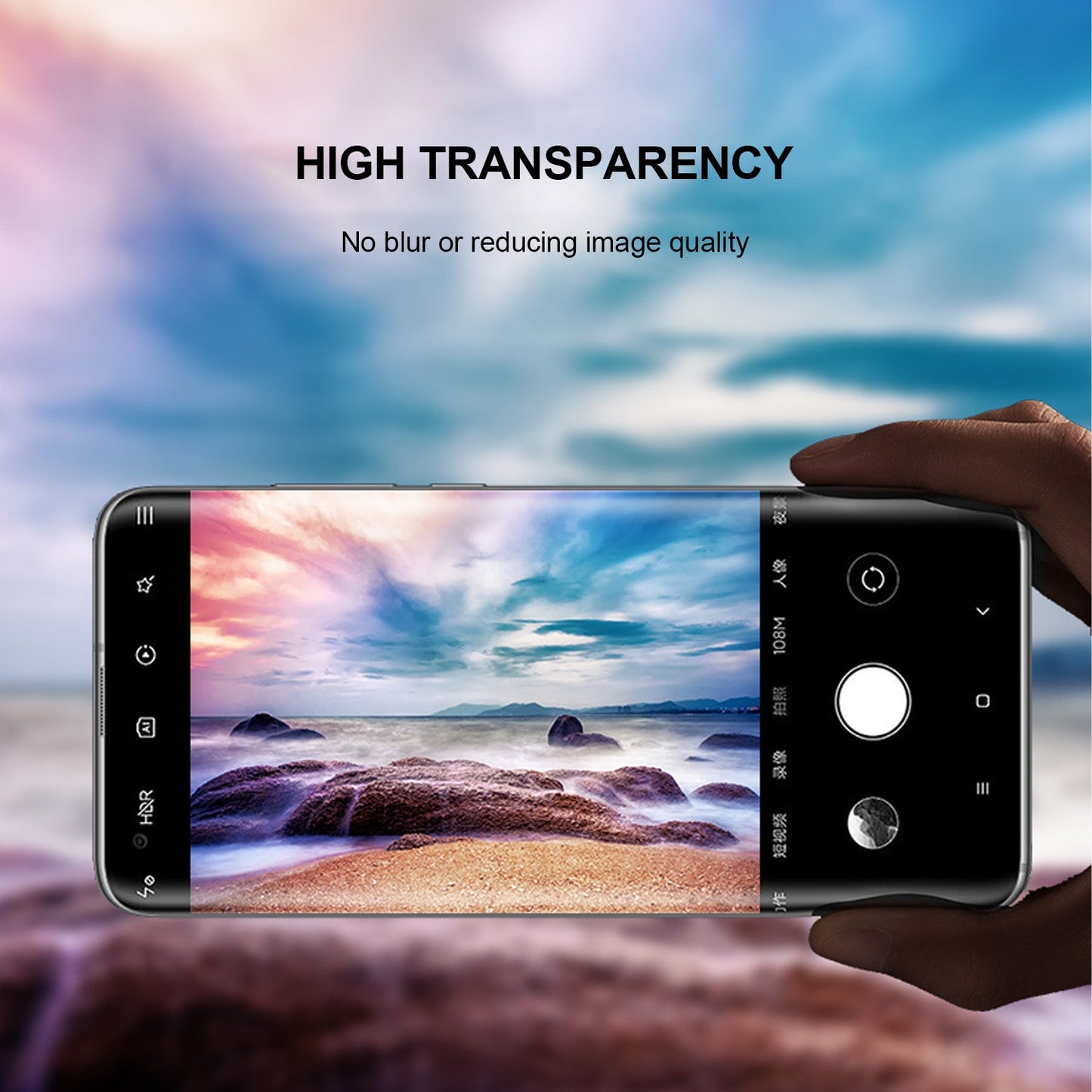 Tough On Samsung Galaxy S21 Plus 5G Tempered Glass Camera Protector Black