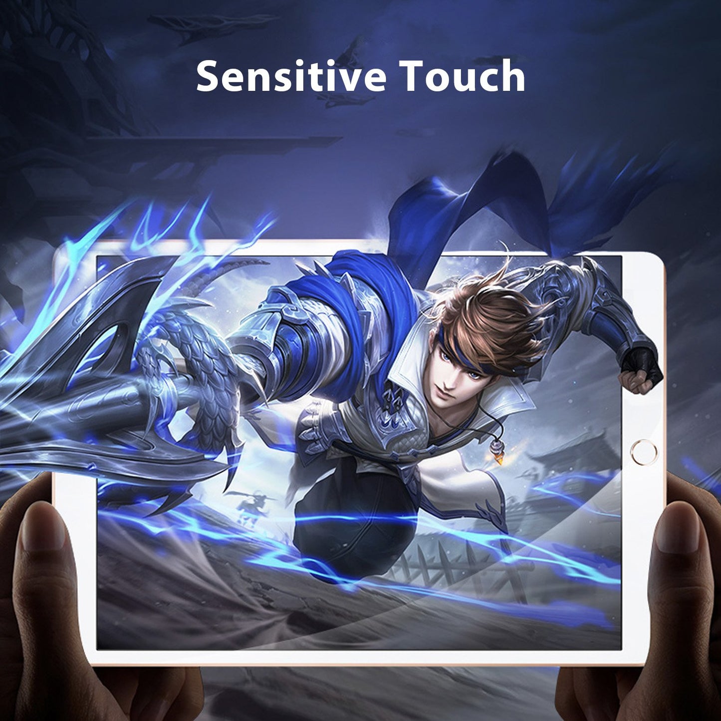Tough on iPad Air / Air 2 9.7 inch Tempered Glass Screen Protector Anti Blue Light