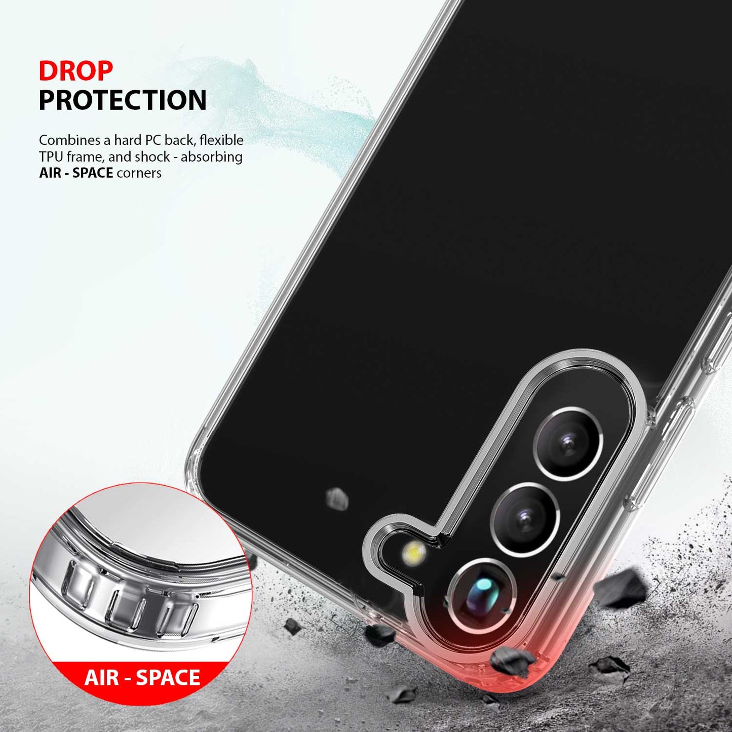 Tough On Samsung Galaxy S23 Ultra Case Clear Air