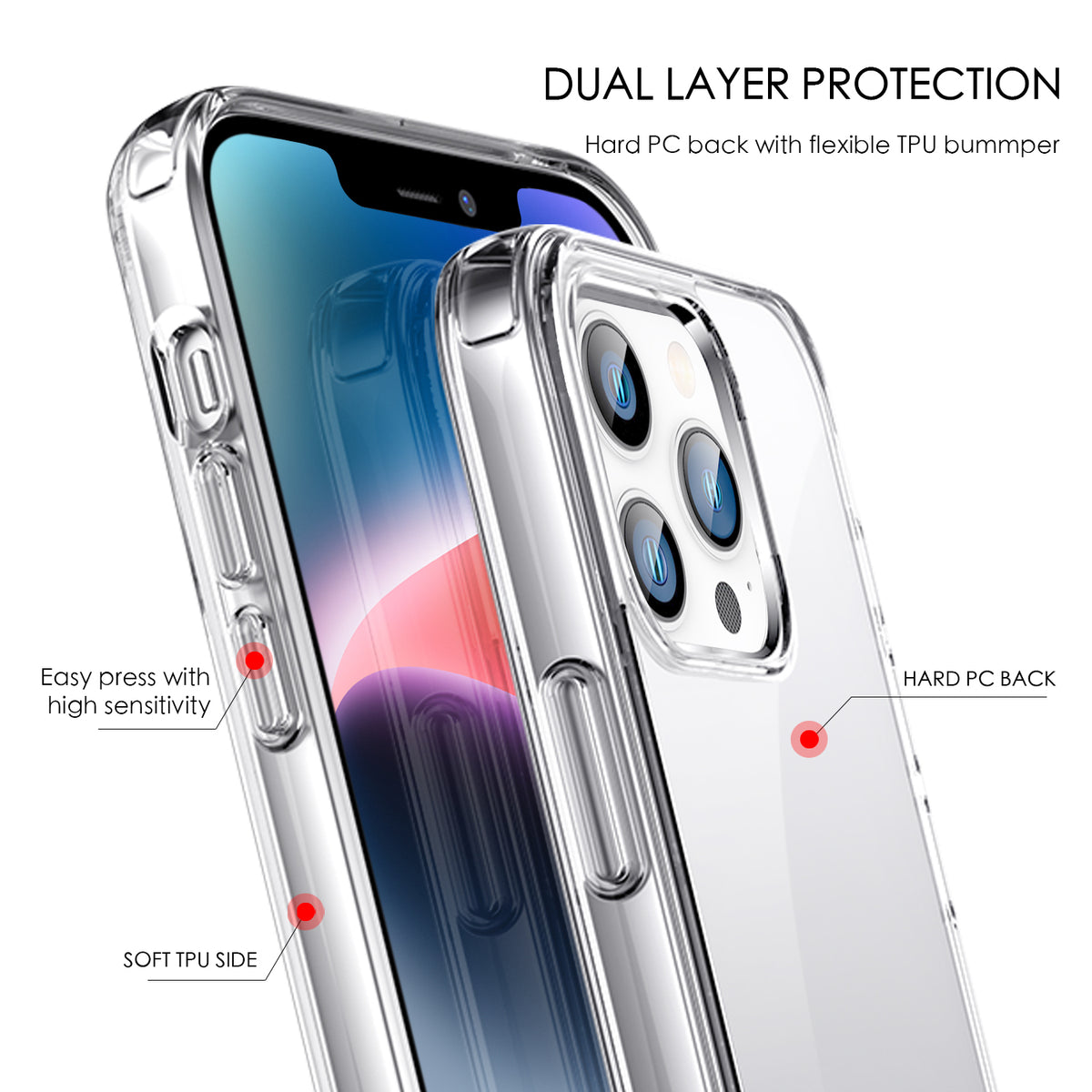 Tough On iPhone 14 Case Clear Air