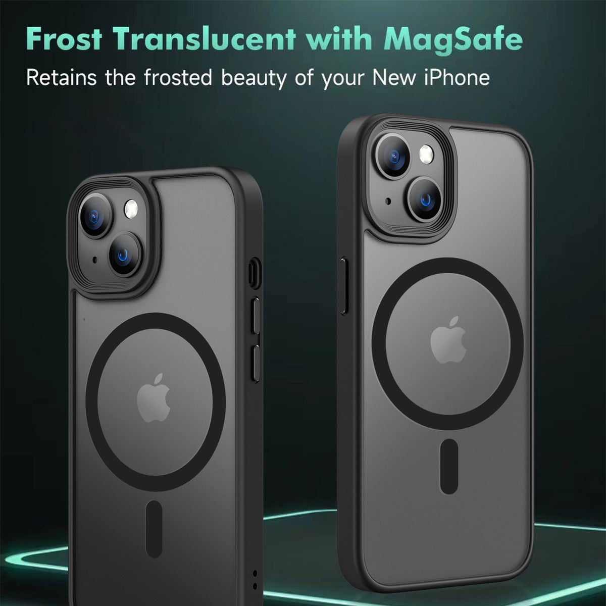 Tough On iPhone 14 Matte Case With Magsafe Black