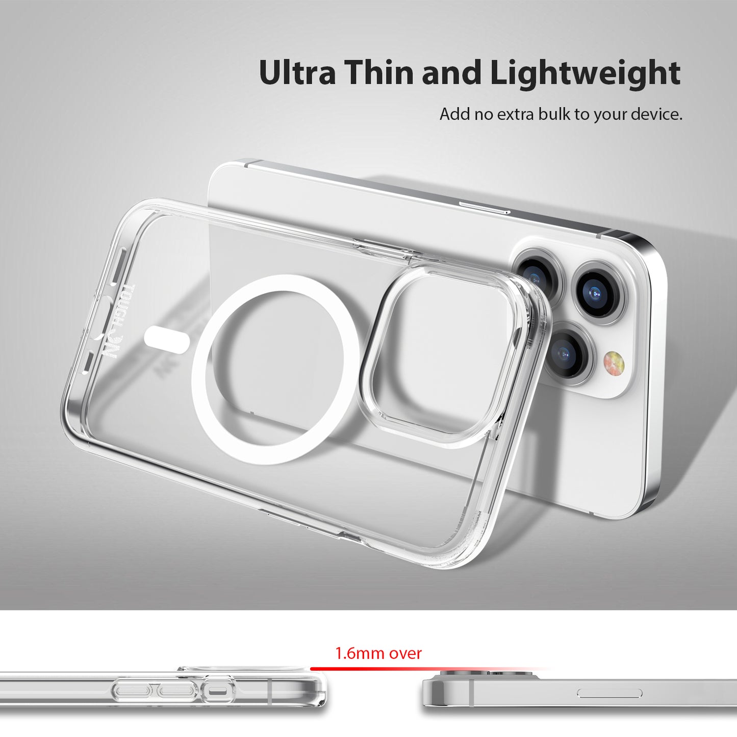 Tough On iPhone 14 Pro Case Tough Clear with Magsafe
