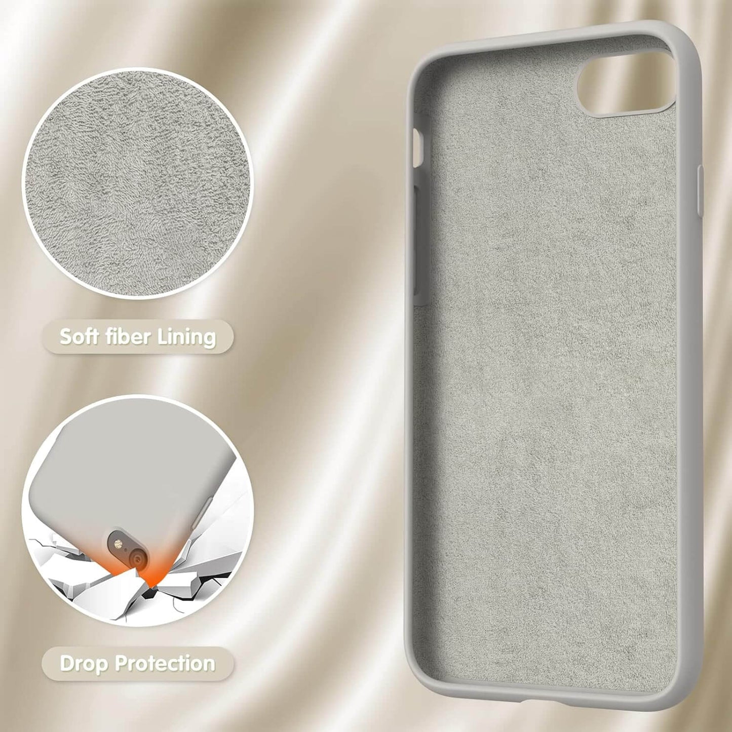 Tough On iPhone SE 2022 & 2020 / iPhone 8 & 7 & 6 Liquid Silicone Case