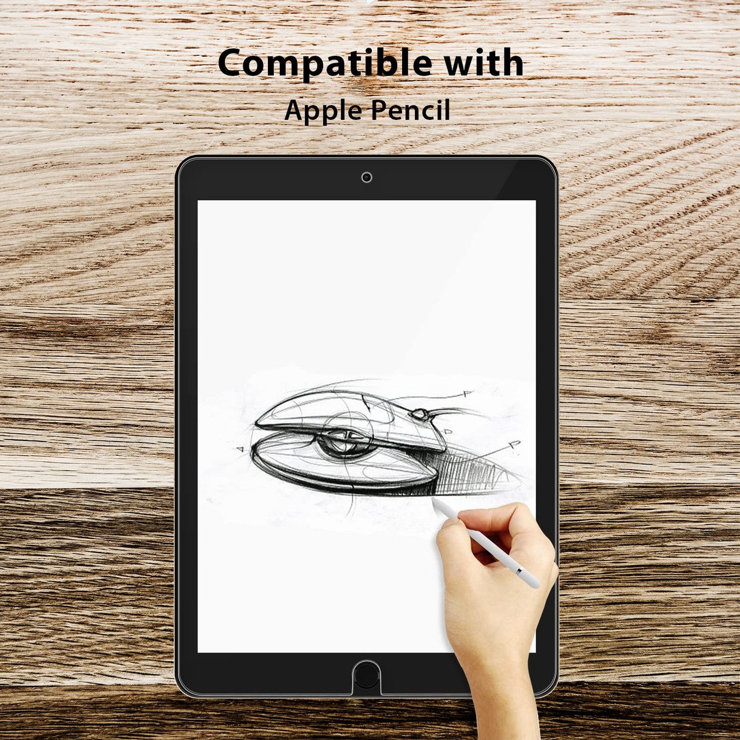 iPad 9 / 8 / 7th Gen 10.2 inch Tempered Glass Screen Protector Tough on Anti Blue Light
