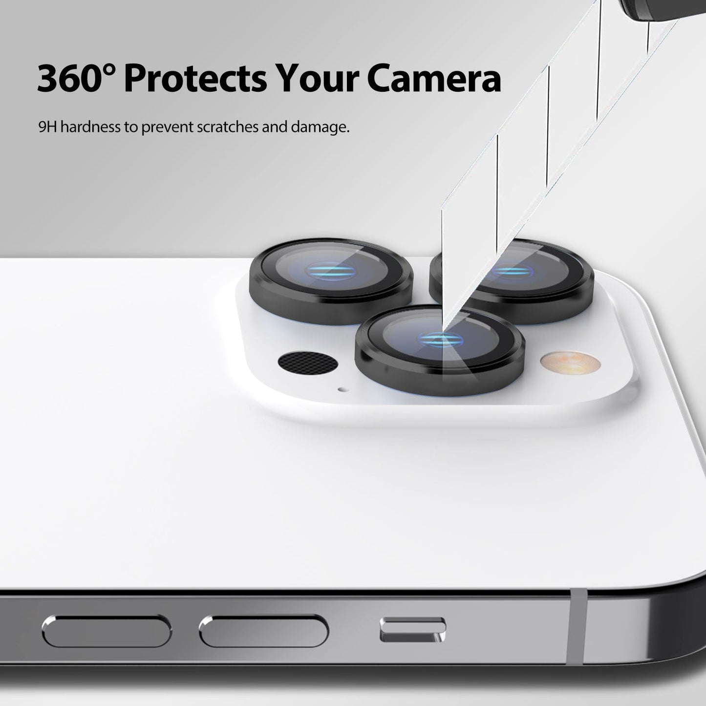 Tough On iPhone 14 Pro / 14 Pro Max Camera Lens Black