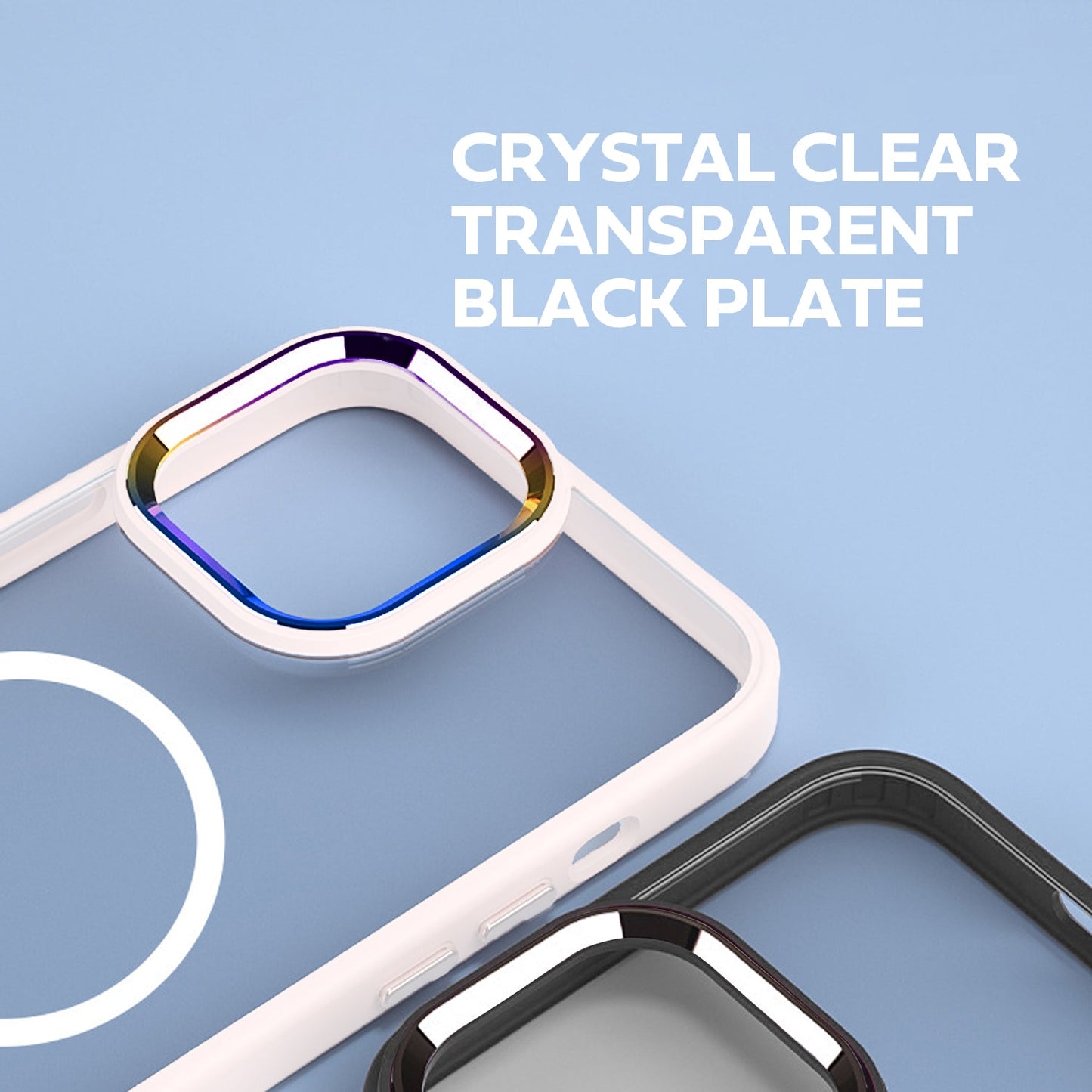 Tough On iPhone 14 Plus Clear Case with Magsafe Iridescent