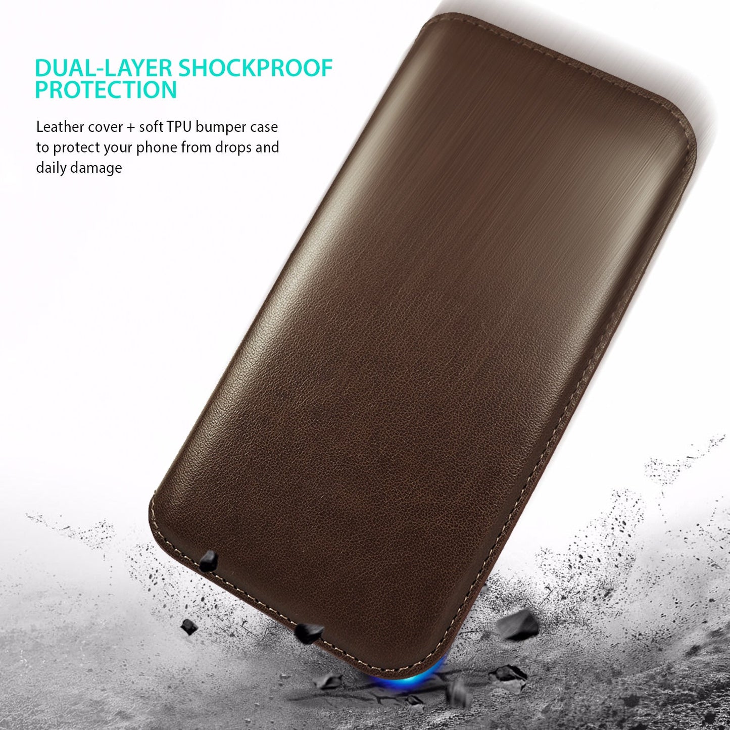 Tough On iPhone 15 Pro Case Magnetic Fine Detachable Leather