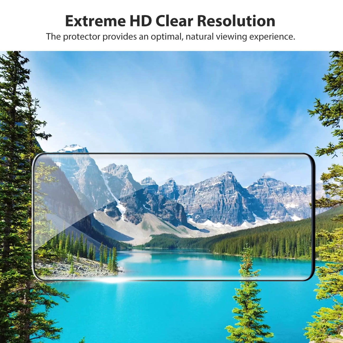 Tough on Samsung Galaxy A53 / A52s /A52 Tempered Glass Screen Protector Black