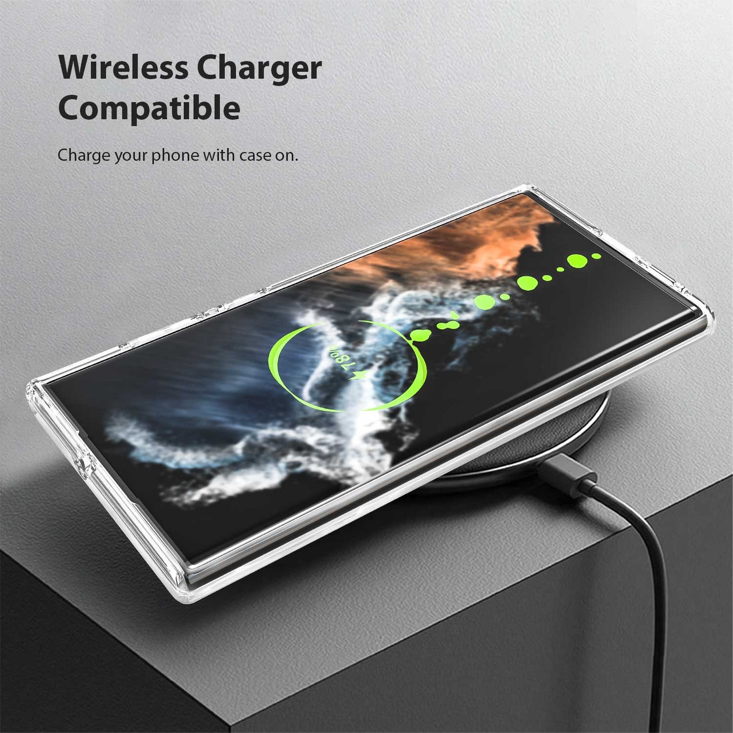 Tough On Samsung Galaxy S22 Ultra 5G Case Clear Shockproof Protector