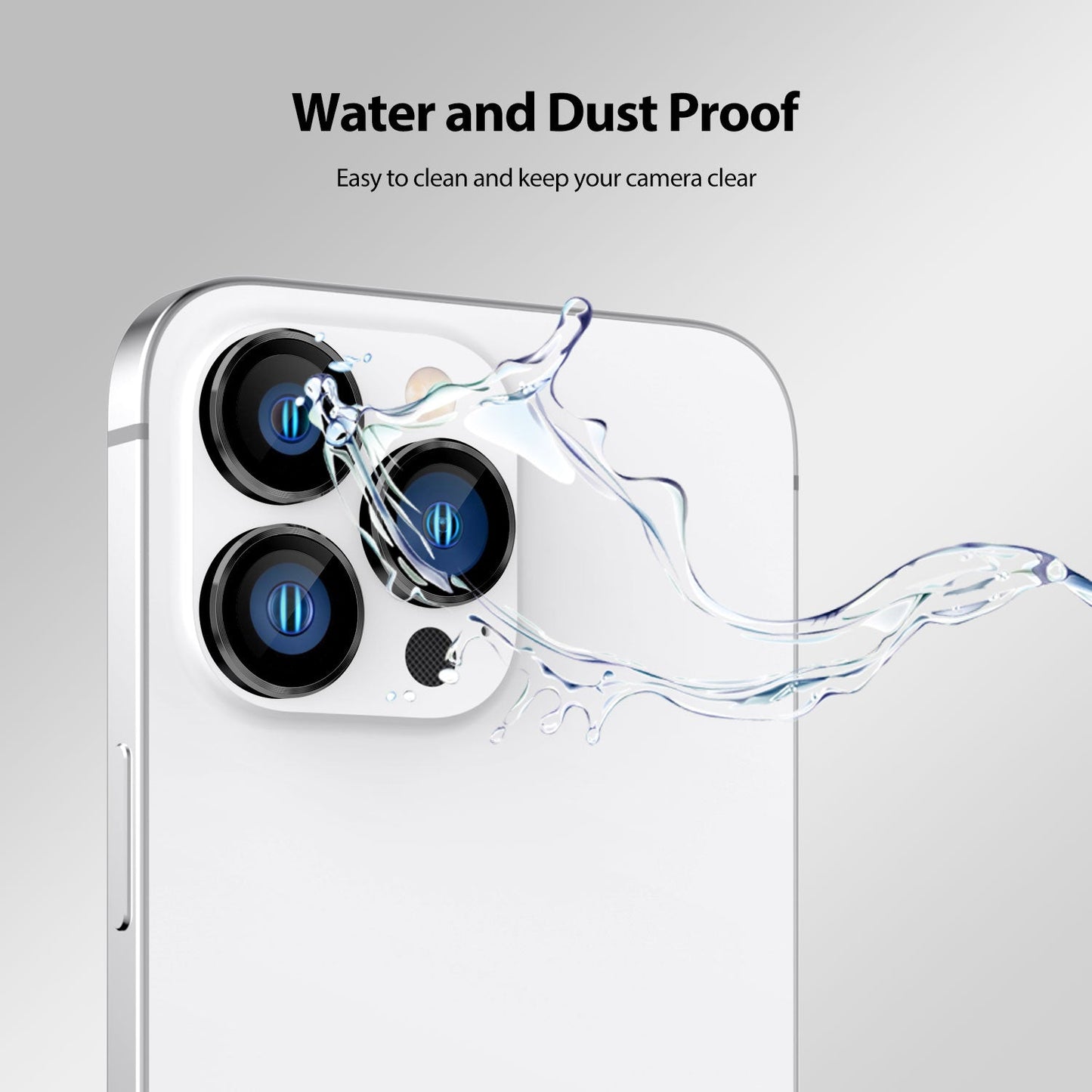 Tough On iPhone 14 Pro / 14 Pro Max Camera Lens Black